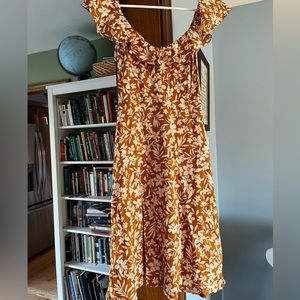 Yellow/brown old navy dress